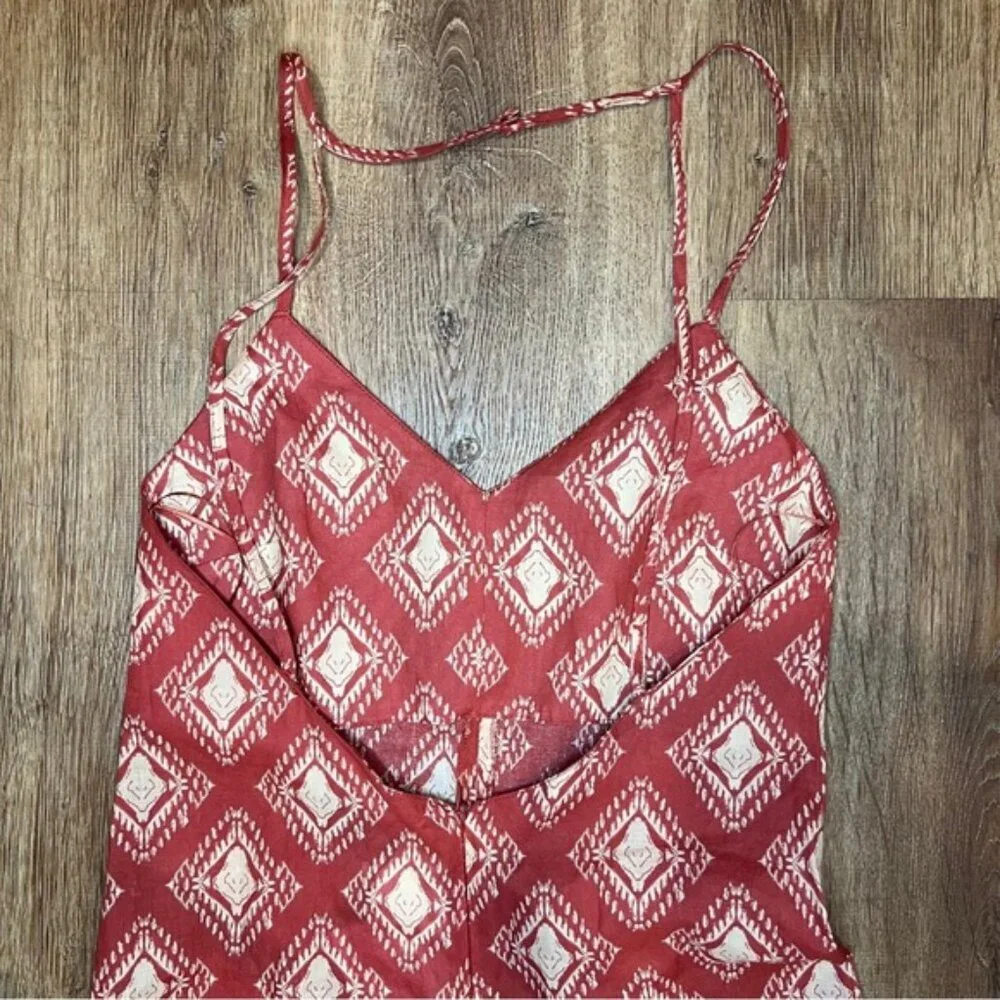 NWT ZARA THE JAMI JUMPSUIT V neck Spaghetti Straps Wide‎ Leg Size XS